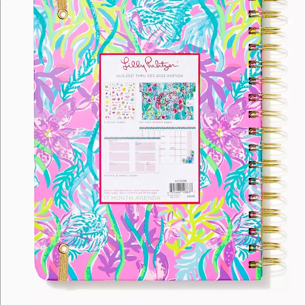 Lilly Pulitzer 17 month agenda planner